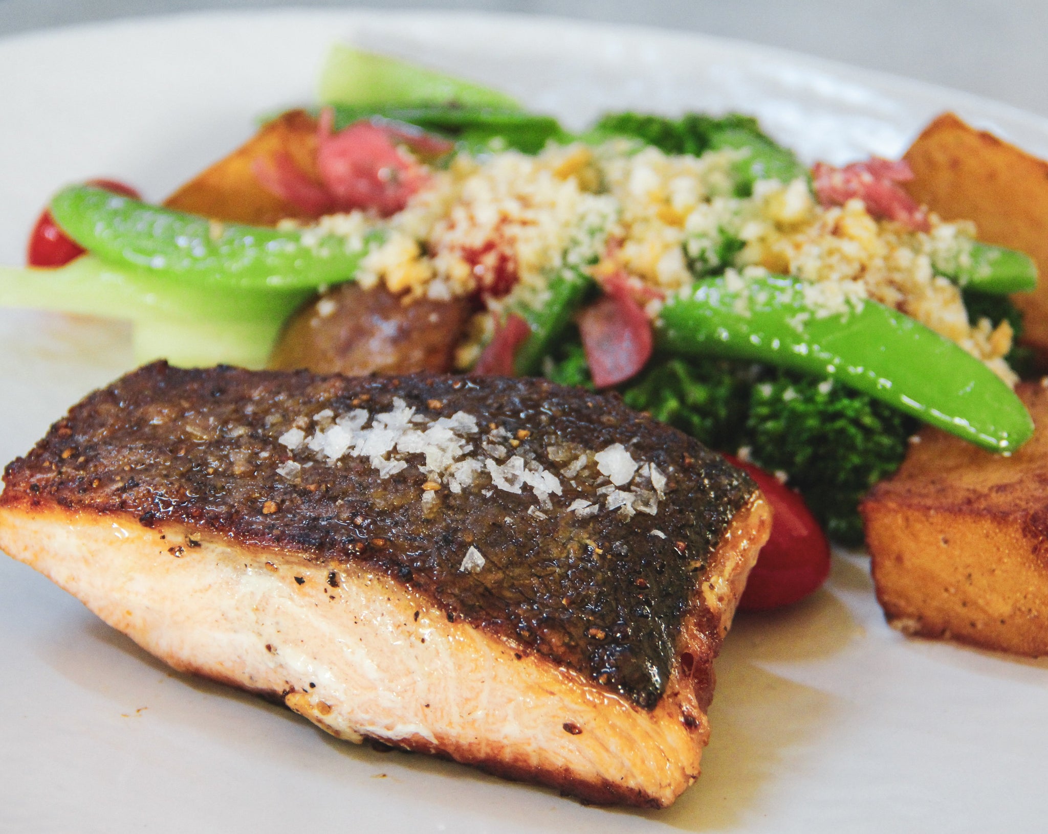 Grilled Fresh Atlantic Salmon Fillet