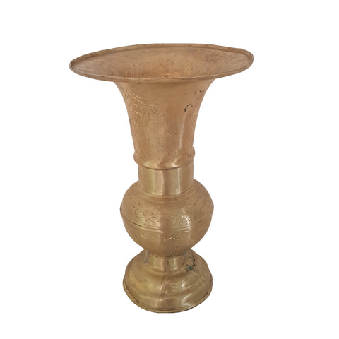 Morocco Brass Tube Vase