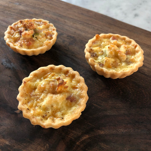 Mini Quiches- Sloane’s smoked ham and cheese - 12 pack